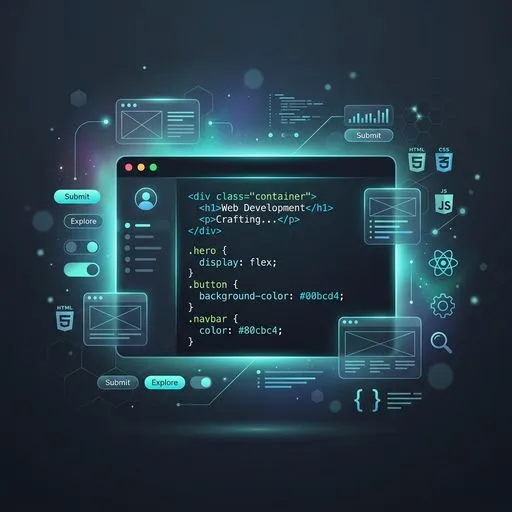 High-performance custom web development and website design representation
